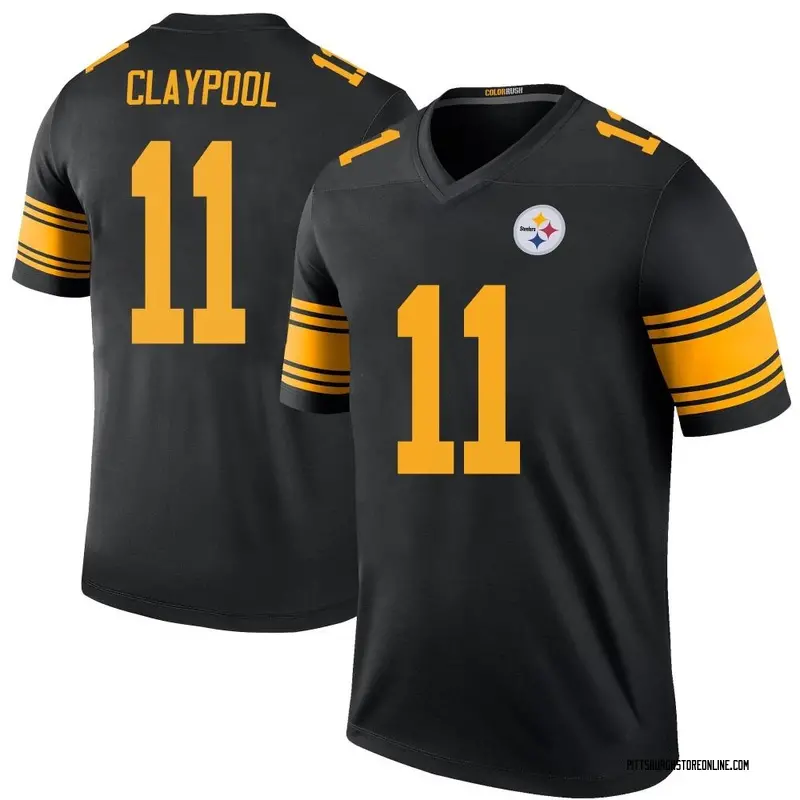 Black Youth Chase Claypool Pittsburgh Steelers Legend Color Rush Jersey