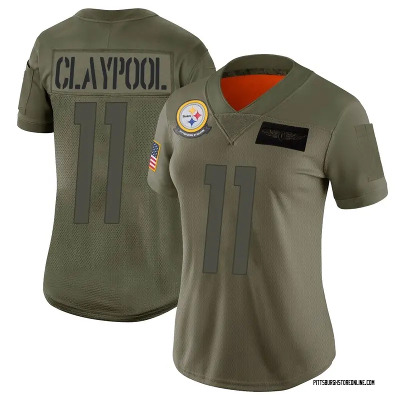 Camo Women's Chase Claypool Pittsburgh Steelers Limited 2019 Salute to Service Jersey