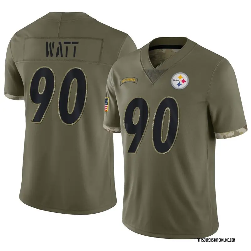 Armon Watts Pittsburgh Steelers Youth Legend Olive Salute to Service T-Shirt