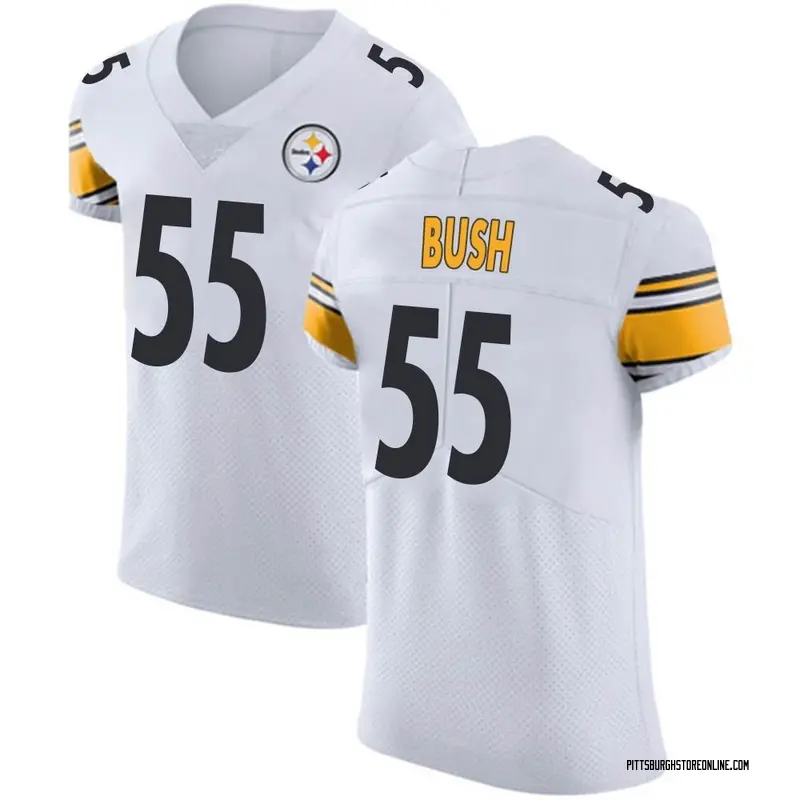قهوه بيضا On-line Men's Pittsburgh Steelers #55 Devin Bush White Vapor ... قهوه بيضا