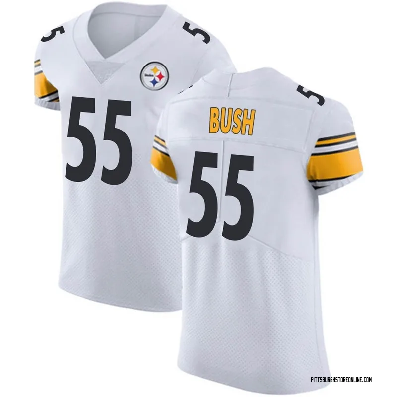 افضل برادات ماء On-line Men's Pittsburgh Steelers #55 Devin Bush White Vapor ... افضل برادات ماء