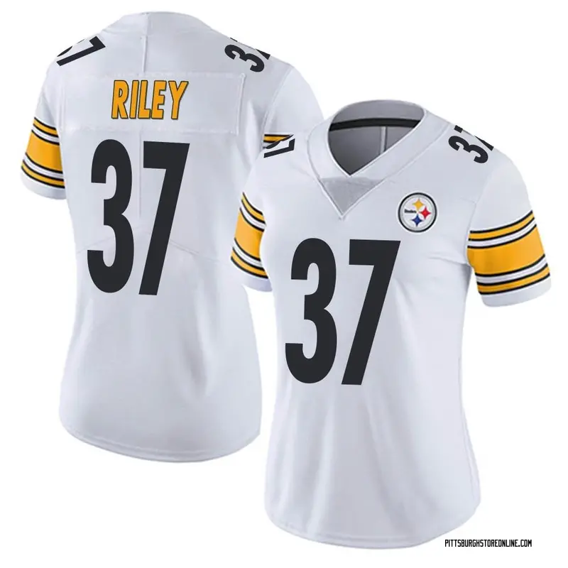 Elijah Riley Men's Nike White Pittsburgh Steelers Game Custom Jersey Size: 3XL